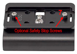 Camera Plates with Anti-twisting Flange