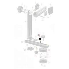 NN4/5/5L Detent Plunger Knob for Lower Standard Rotator