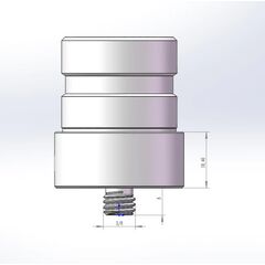 Tribrach 2070 Adapter Plug for Trimble SX10 use with R1 w/ RM