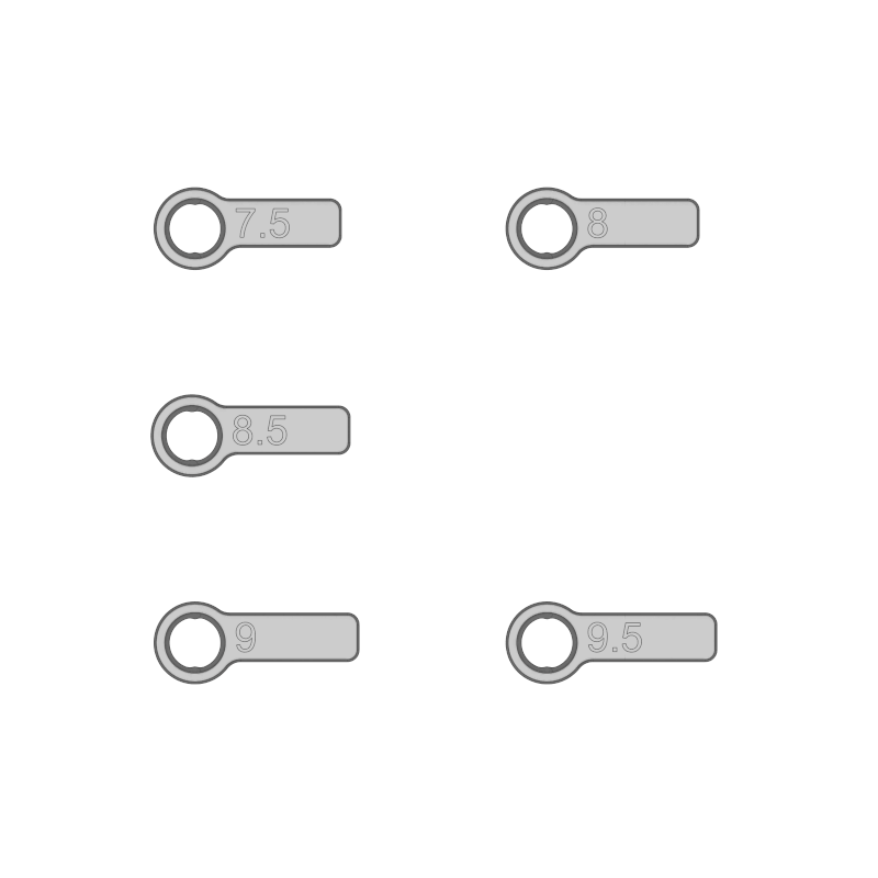 Shim for Multi-Position Rail Stop Shim for Multi-Position Rail Stop