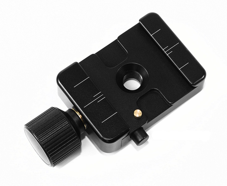 Arca-Swiss Style Screw-Knob Clamp 40mm A (QRC-40A)